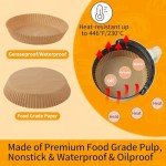 Ciusdkler 100PCS Non-Stick Air Fryer Liners