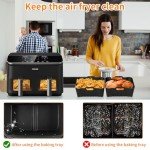 Silicone Liners for Cosori Dual Air Fryer 8.5L