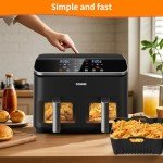 Silicone Liners for Cosori Dual Air Fryer 8.5L