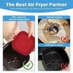 4 Pack Silicone Liners for Air Fryer, 8.6 Inch