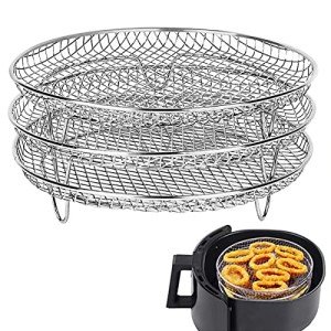 Stackable Air Fryer Rack with Anti-Scald Clip