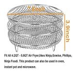 Stackable Air Fryer Rack with Anti-Scald Clip