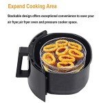 Stackable Air Fryer Rack with Anti-Scald Clip