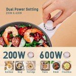 Vocha 1.5L Mini Electric Hot Pot & Pan