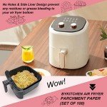 BYKITCHEN 7.9-Inch Square Air Fryer Liners – 100 Pack