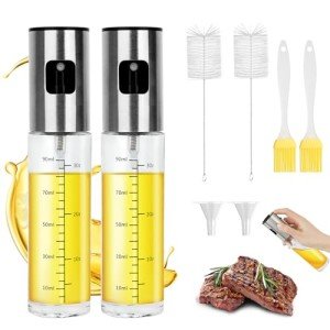 2-Pack Oil Sprayer Bottles for Air Frying