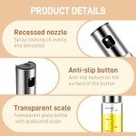 2-Pack Oil Sprayer Bottles for Air Frying