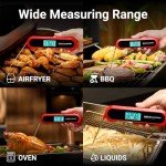 Instant Read Meat Thermometer - Waterproof & Magnetic