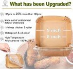 130PCS Disposable Air Fryer Liners - 8 Inch