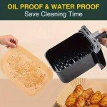 100 Pack Air Fryer Paper Liners for Ninja