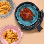 Ozzgen Non-Stick Silicone Air Fryer Liners - 2 Pack
