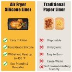 Non-Stick Silicone Liners for Air Fryer Baskets