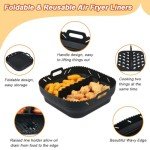 YQL Silicone Air Fryer Liner with Divider