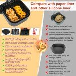 YQL Silicone Air Fryer Liner with Divider