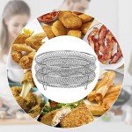 Stackable Stainless Steel Air Fryer Racks Set