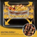 Stackable Stainless Steel Air Fryer Racks Set
