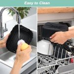 GINOYA Silicone Air Fryer Liners for Ninja 9.5L