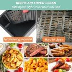 GINOYA Silicone Air Fryer Liners for Ninja 9.5L