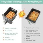 GINOYA Silicone Air Fryer Liners for Ninja 9.5L