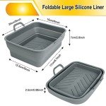 Silicone Liners for Air Fryer Accessories (2PCS)