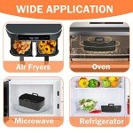 Reusable Silicone Air Fryer Liners for Dual Fryers