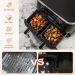 Air Fryer Silicone Moulds & Splash Guards Set