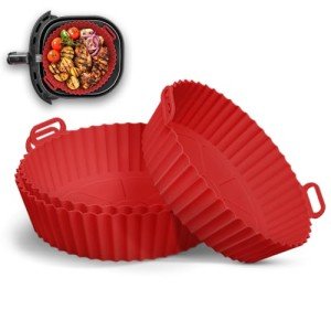 Keplin Reusable Silicone Air Fryer Liners, BPA-Free