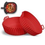 Keplin Reusable Silicone Air Fryer Liners, BPA-Free
