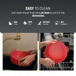 Keplin Reusable Silicone Air Fryer Liners, BPA-Free
