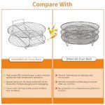 Double-Layer Air Fryer Rack - Stainless Steel Accessory