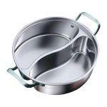 Colcolo 2-Section Stainless Steel Hot Pot Multi-Cooker