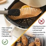 Square Air Fryer Liners, 7.9 Inch Non-Stick