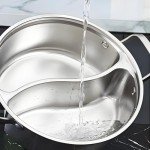 Colcolo 2-Section Stainless Steel Hot Pot Multi-Cooker