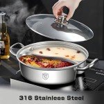 Colcolo 2-Section Stainless Steel Hot Pot Multi-Cooker