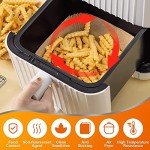 Square Air Fryer Liners, 7.9 Inch Non-Stick