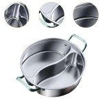 Colcolo 2-Section Stainless Steel Hot Pot Multi-Cooker