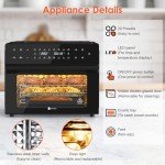 LLIVEKIT XXL 30L Air Fryer Oven with Rotisserie
