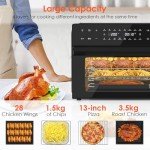 LLIVEKIT XXL 30L Air Fryer Oven with Rotisserie
