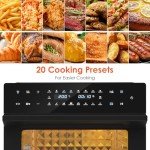 LLIVEKIT XXL 30L Air Fryer Oven with Rotisserie