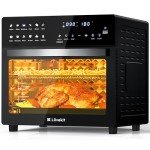 LLIVEKIT 26L Mini Oven Air Fryer - Black