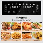 LLIVEKIT 9L Dual Zone Air Fryer with Touchscreen