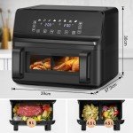 LLIVEKIT 9L Dual Zone Air Fryer with Touchscreen