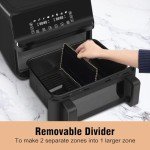 LLIVEKIT 9L Dual Zone Air Fryer with Touchscreen