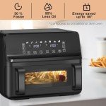 LLIVEKIT 9L Dual Zone Air Fryer with Touchscreen