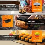 Prettop Silicone Air Fryer Liner Set of 12