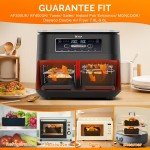 Prettop Silicone Air Fryer Liner Set of 12