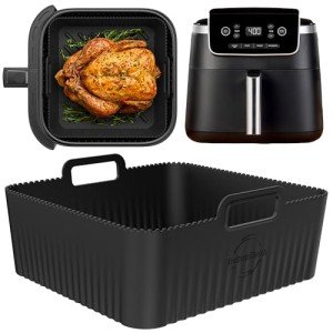 Square Silicone Air Fryer Liner for Cosori & Ninja