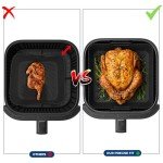 Square Silicone Air Fryer Liner for Cosori & Ninja