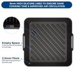 Square Silicone Air Fryer Liner for Cosori & Ninja