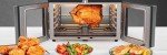 BridgePro 36L Rotisserie Fork & Rod Set - BBQ-Ready with Thumbscrews